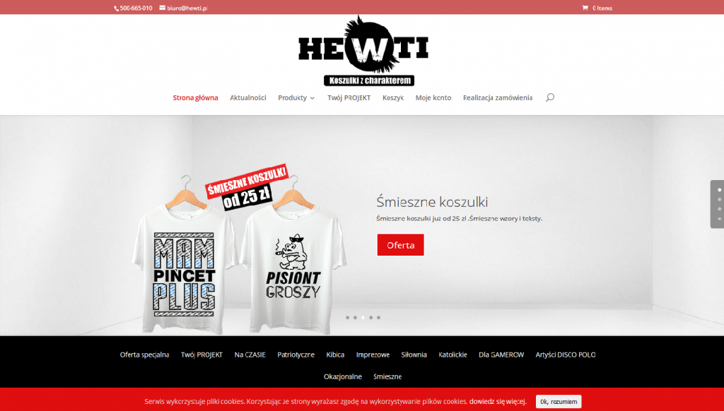HEWTI – Koszulki z charakterem – Sklep Internetowy